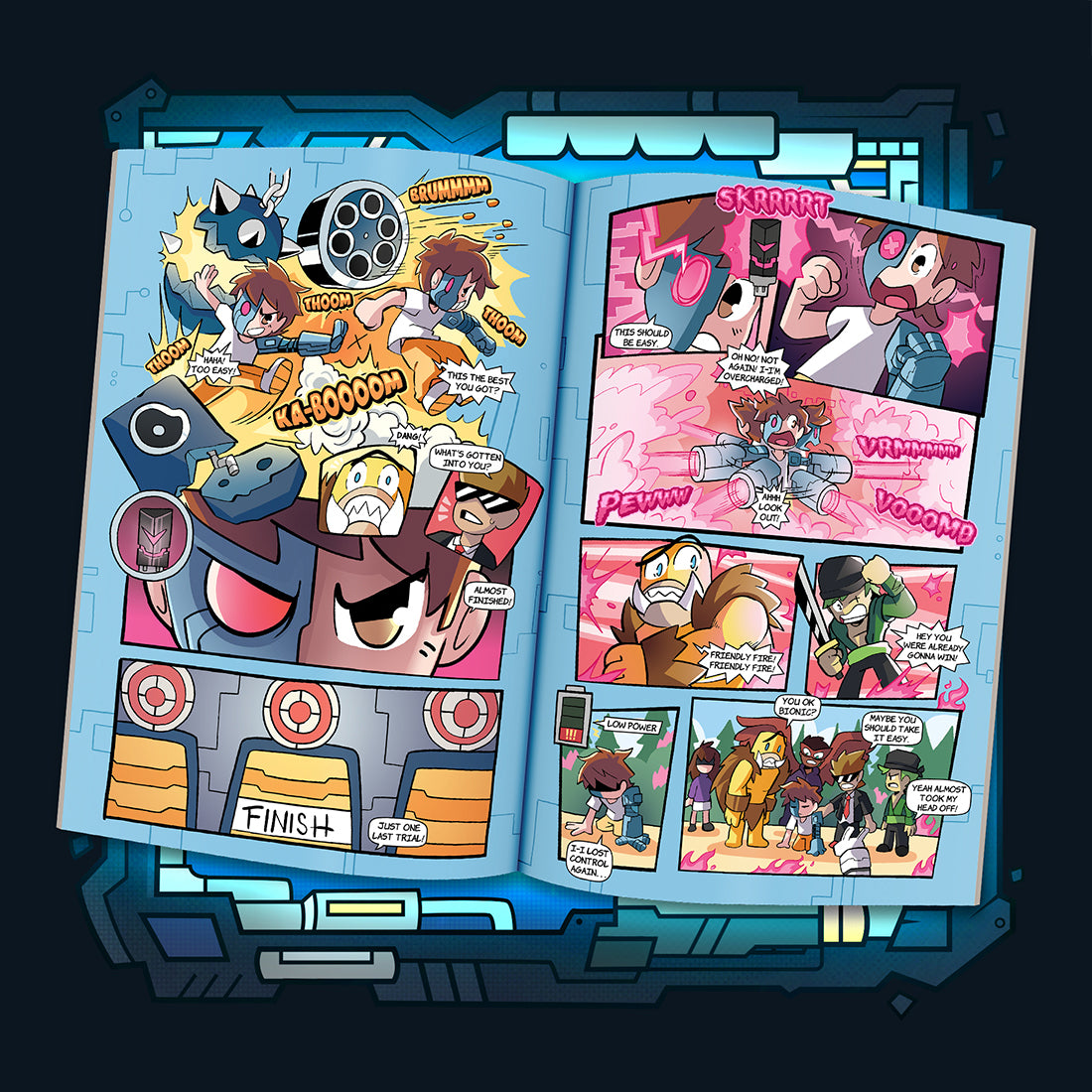 Bionic Comic Bionic Comic Book: Cyber Attack