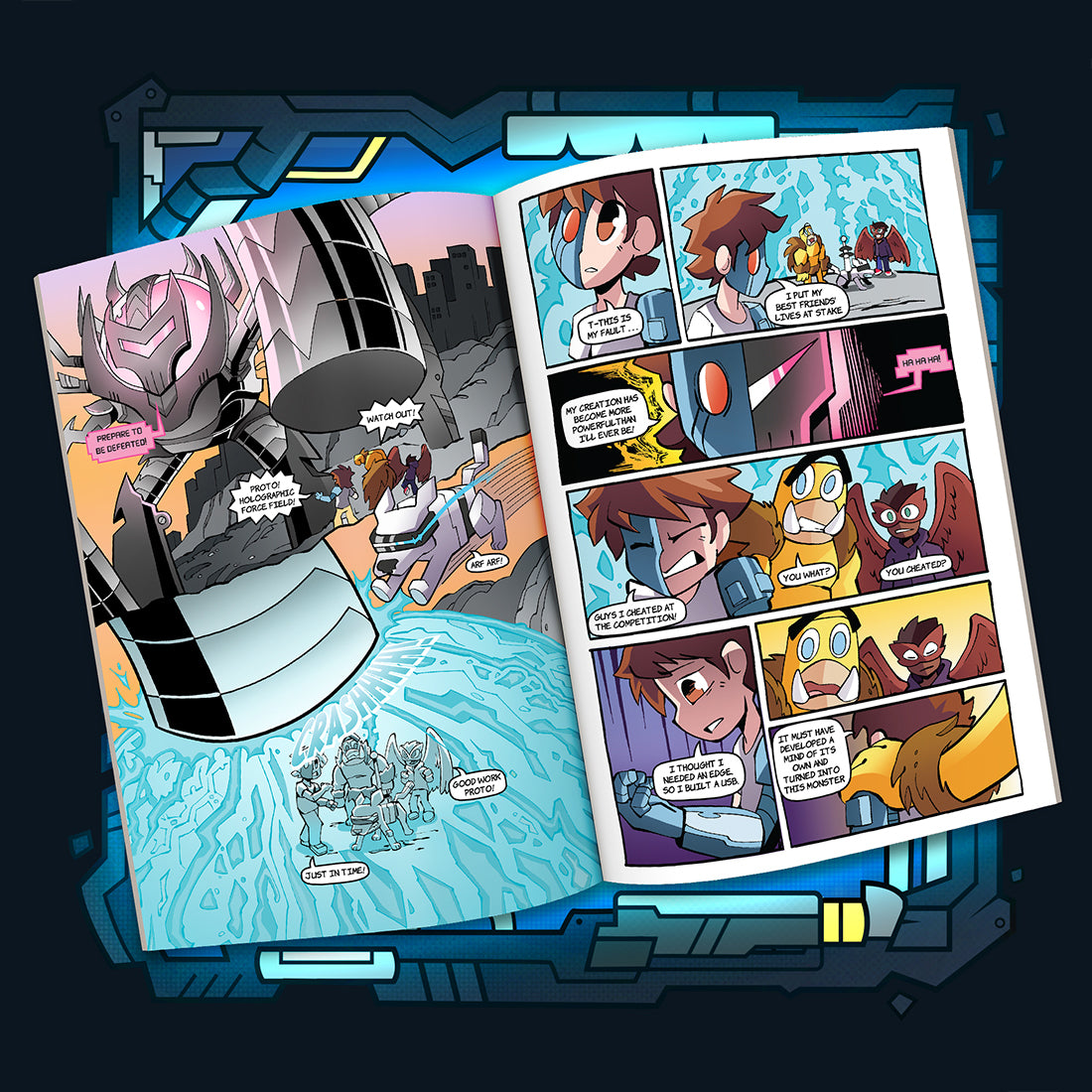 Bionic Comic Bionic Comic Book: Cyber Attack